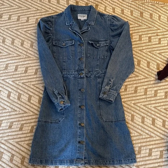 Velvet Heart Denim Dress size small - Picture 1 of 8